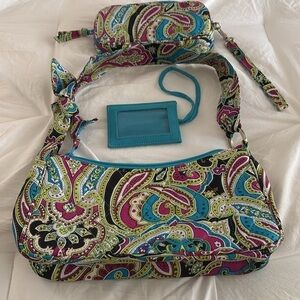 Vera Bradley three-piece‎ set new never used Paisley various colors